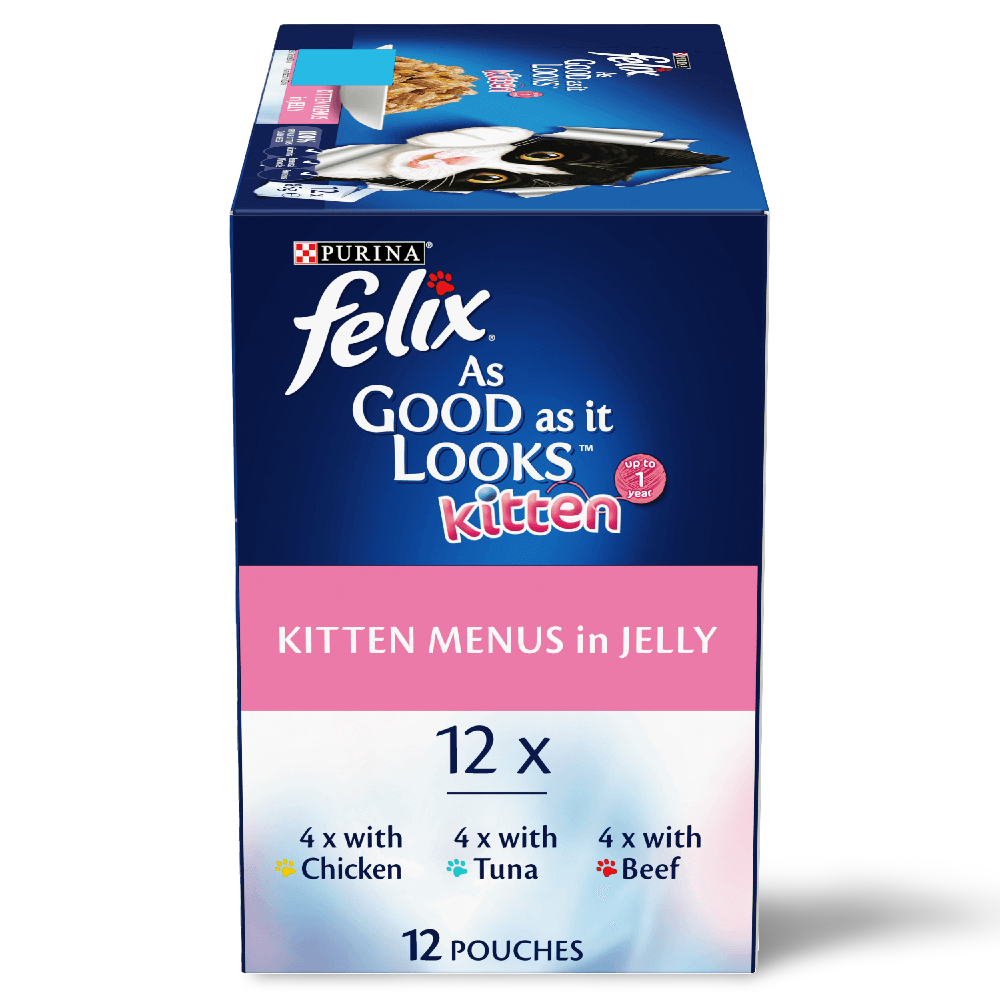 Felix Menus in Jelly Kitten Wet Cat Food Pouches