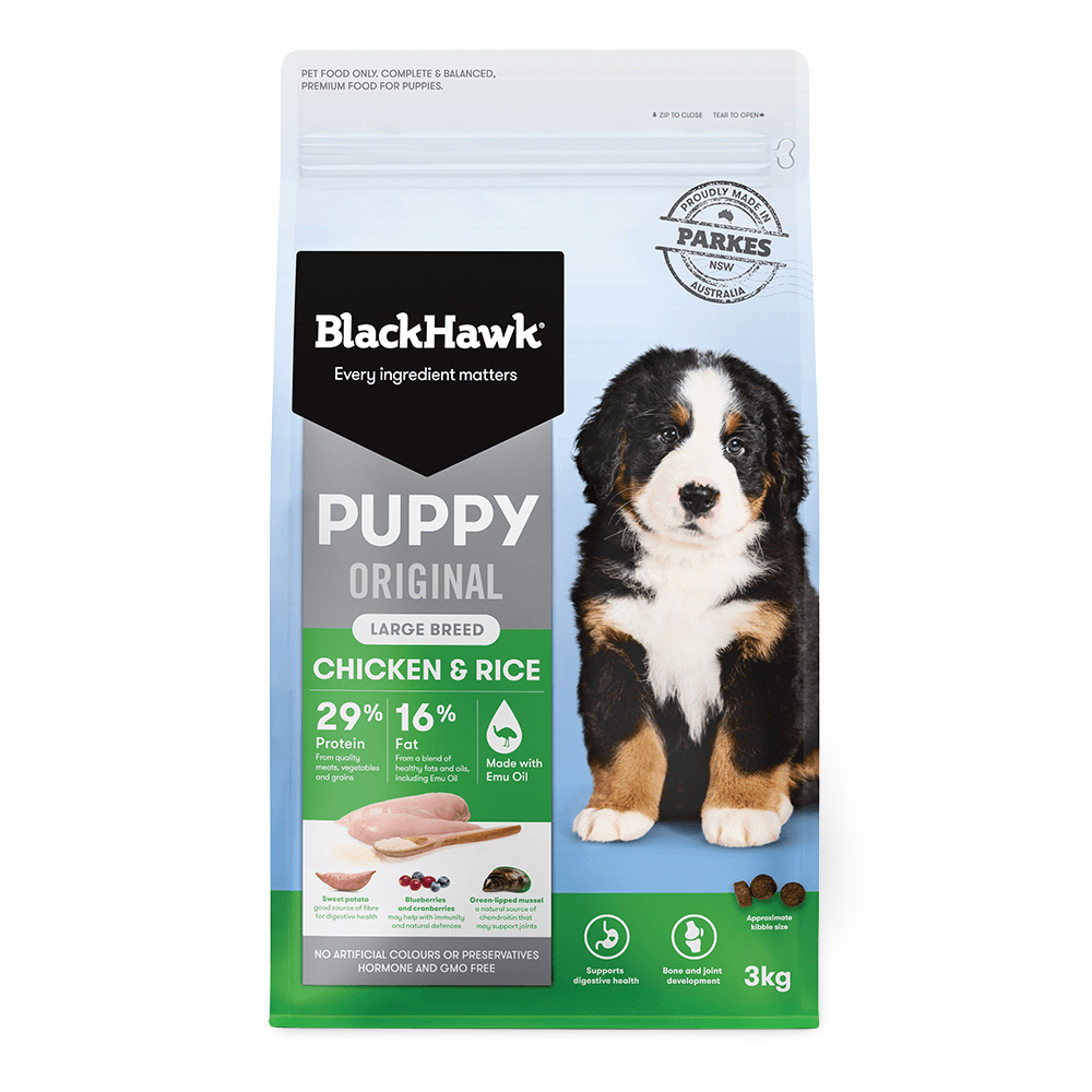 Black Hawk Original Chicken and Rice Large Breed Puppy Dry Dog Food