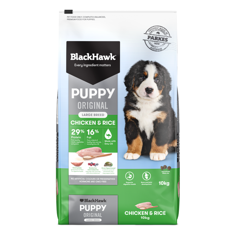 Black Hawk Original Chicken and Rice Large Breed Puppy Dry Dog Food