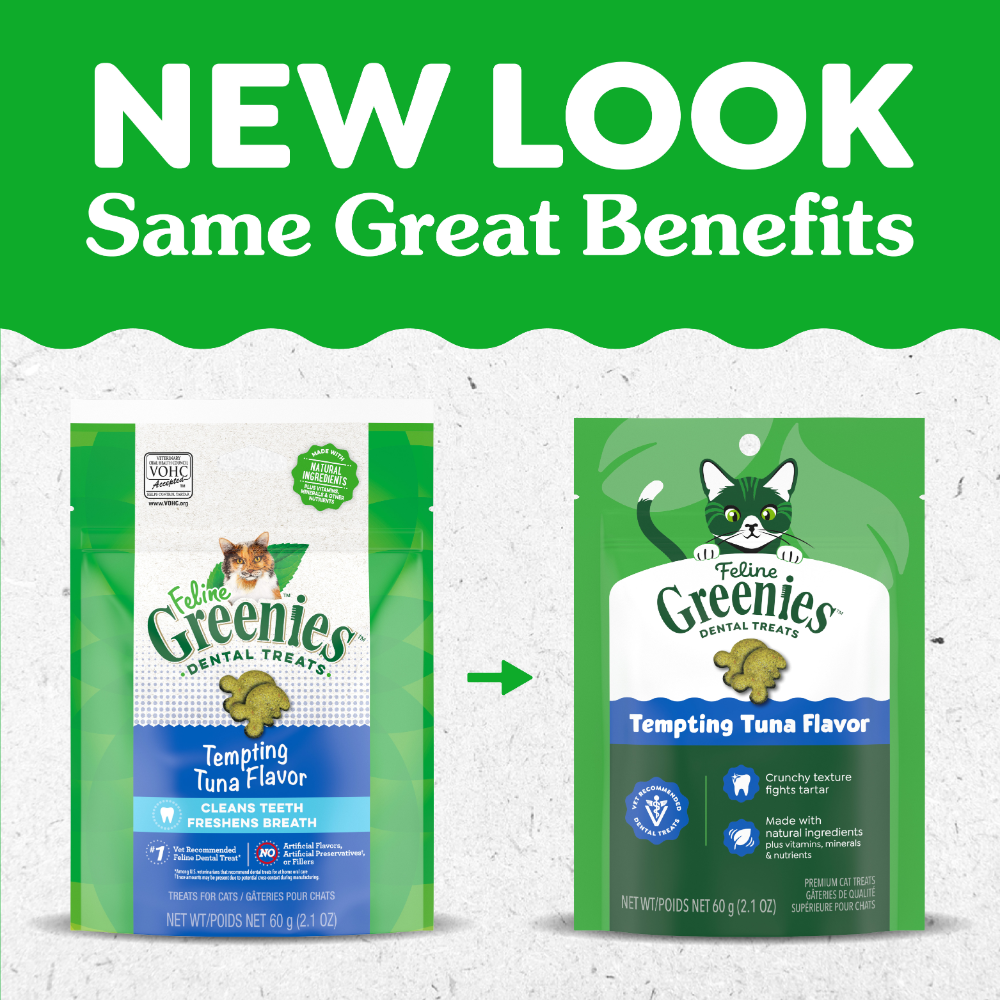 Greenies Cat Treats Dental Tempting Tuna Flavour