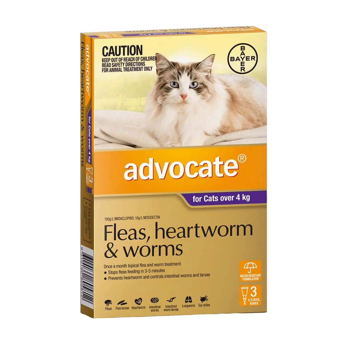 Advocate for Cats over 4kg Purple