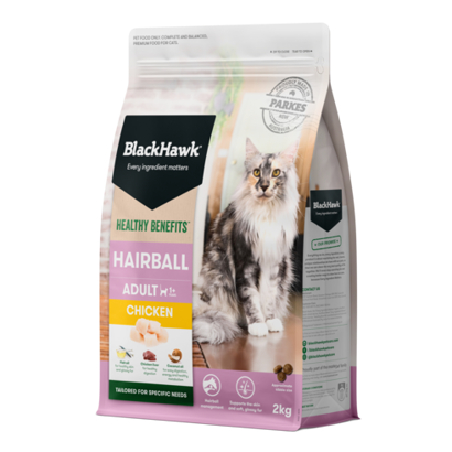 Black Hawk hairball original product packaging