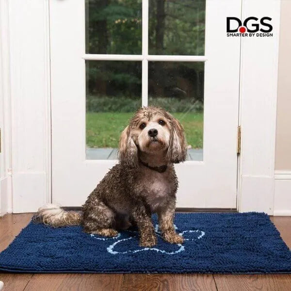 DGS Dirty Dog Doormat Blue Large