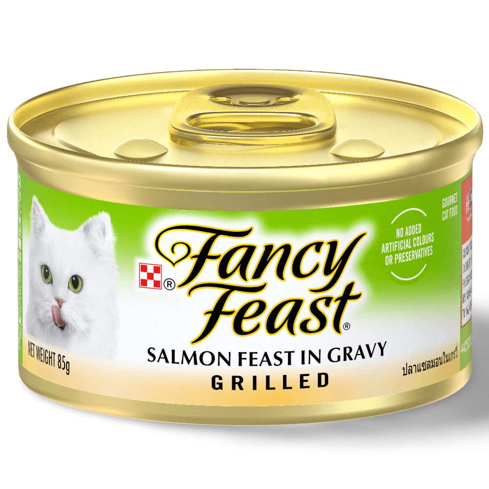 Fancy Feast Grilled Salmon Feast in Gravy Wet Cat Food