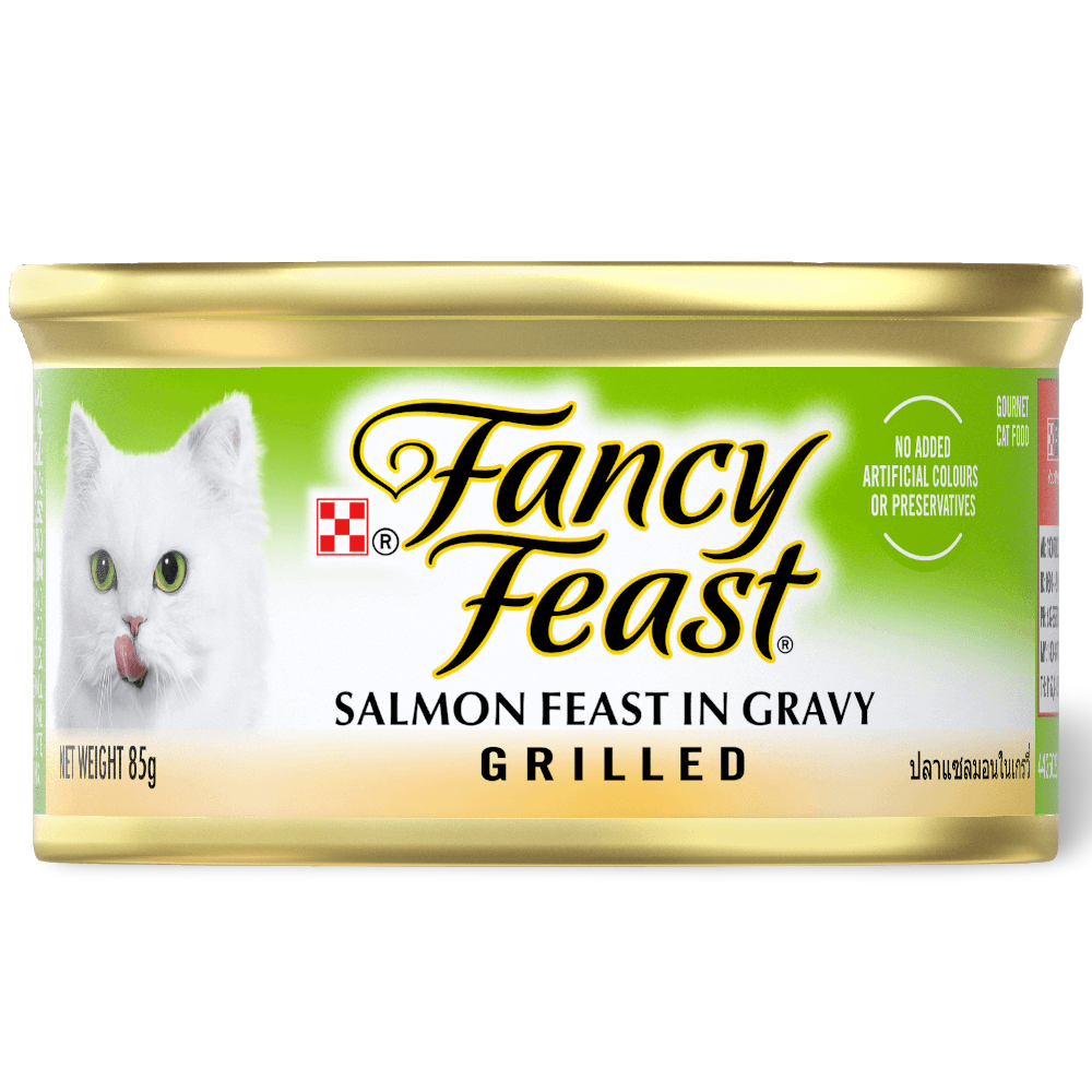 Fancy Feast Grilled Salmon Feast in Gravy Wet Cat Food