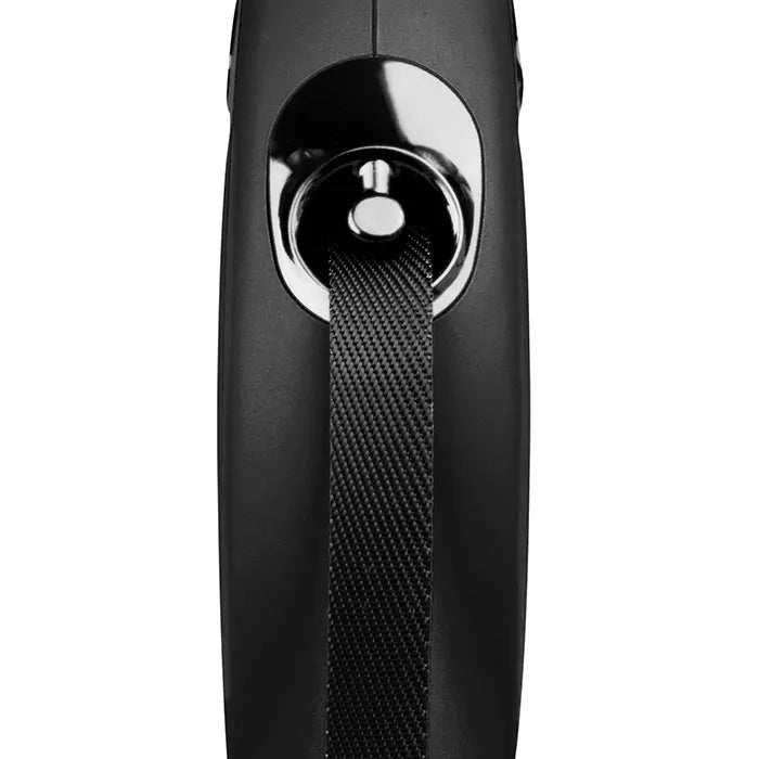 Flexi Classic Tape Retractable Dog Lead Black - 5m