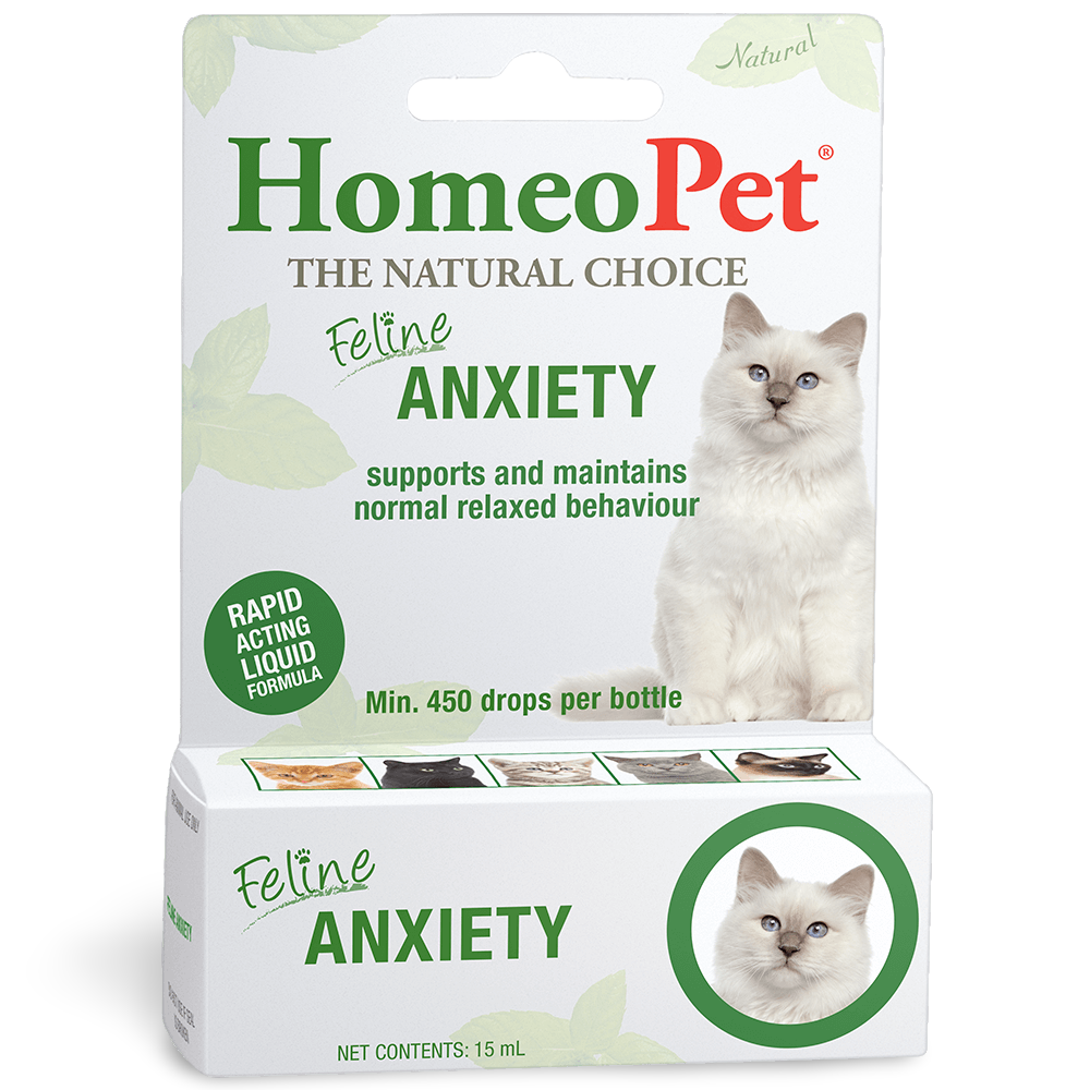 Homeopet Feline Anxiety Cat Pet Drops 15ml