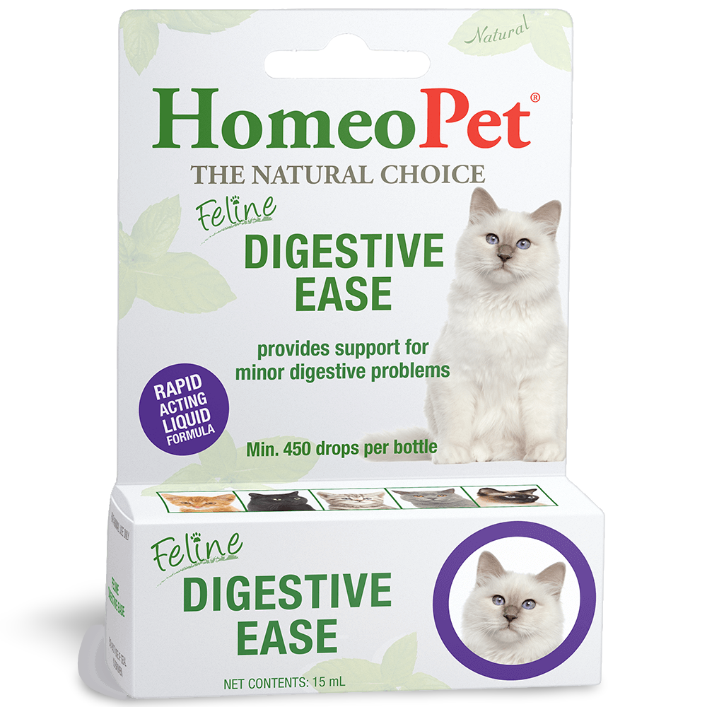Homeopet Feline Digestive Ease Cat Pet Drops 15ml