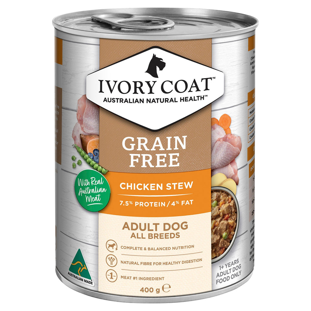 Ivory Coat adult-chicken-stew product packaging