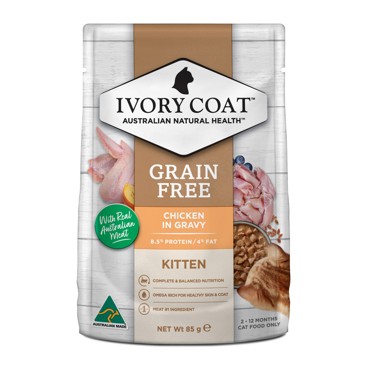 Ivory Coat kitten-gravy packaging