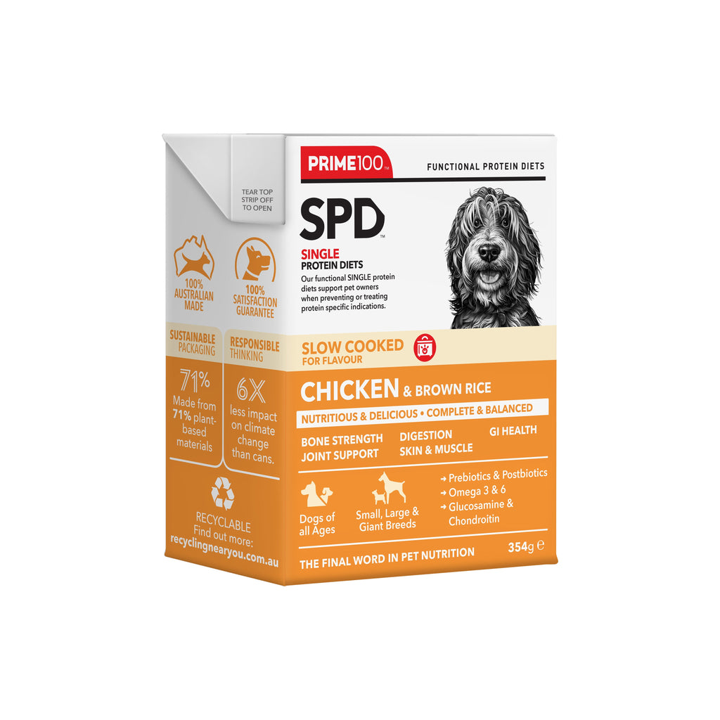 Prime100 slow-chicken-354g product packaging