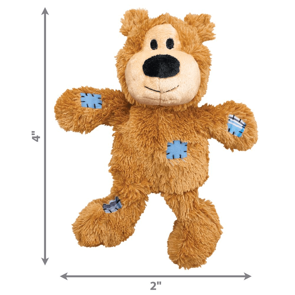 Kong Wild Knot Bear Plush Dog Toy