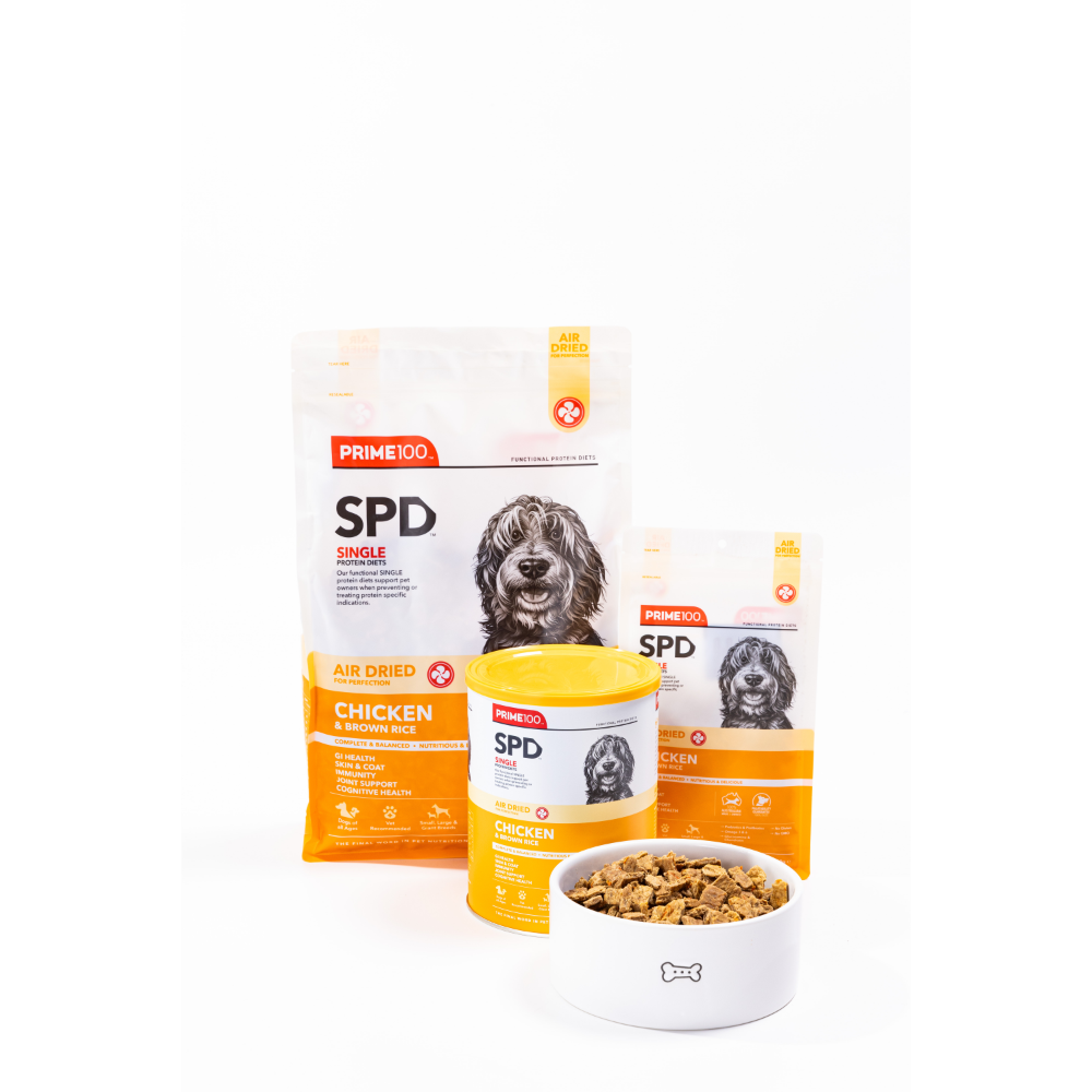 Prime100 SPD Air Dried Chicken & Brown Rice All Ages Dog Food
