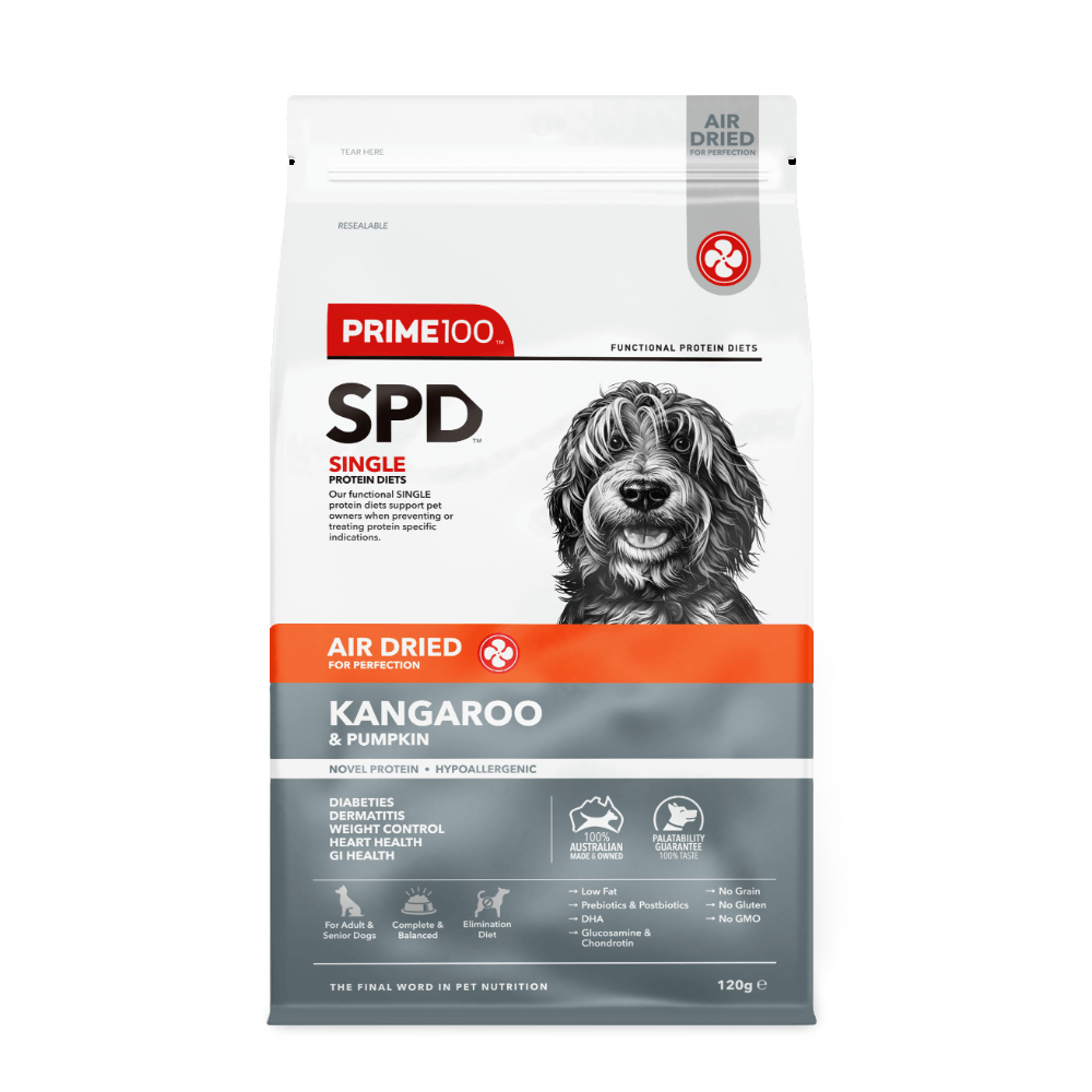 Prime100 SPD Air Dried Kangaroo & Pumpkin Adult & Senior Dog Food