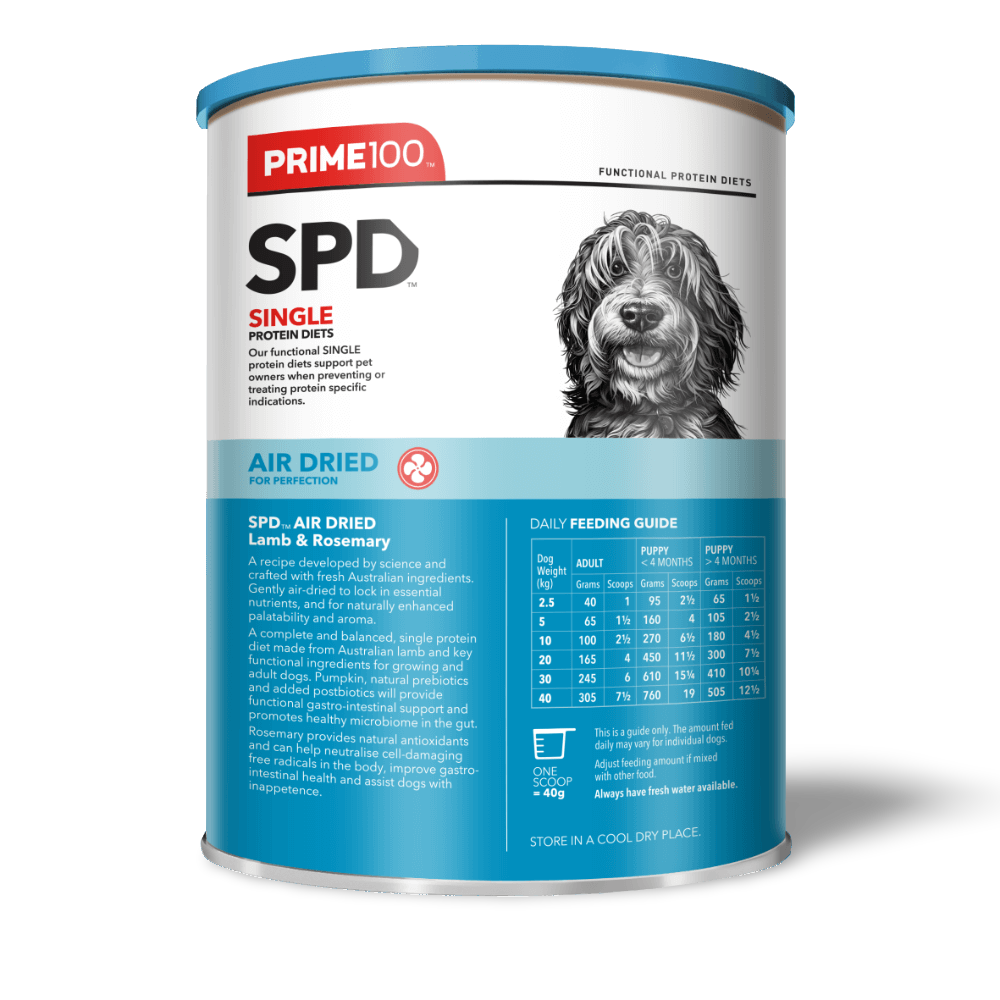 Prime100 SPD Air Dried Lamb & Rosemary All Ages Dog Food