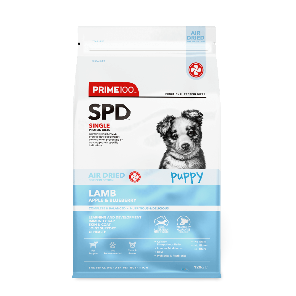 Prime100 SPD Air Dried Puppy Lamb, Apple & Blueberry Dog Food