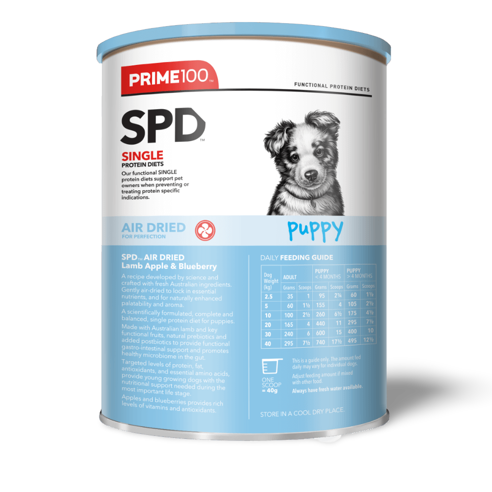 Prime100 SPD Air Dried Puppy Lamb, Apple & Blueberry Dog Food