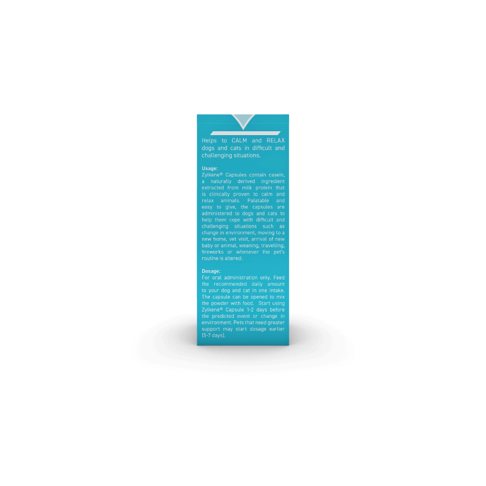Zylkene 75mg calming supplement for small dogs and cats
